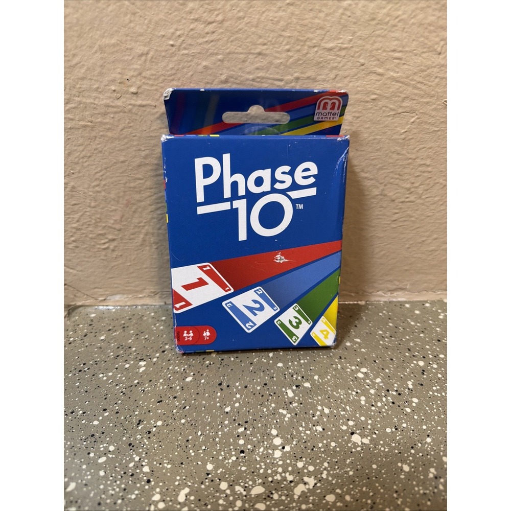 Phase 10 Card Game Brand new sealed package Mattel Original rummy type card game
